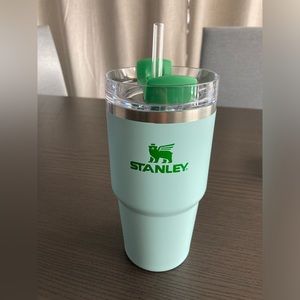 Stanley 20oz Stainless Steel H2.0 FlowState Quencher Tumbler- Mint & Kelly Green